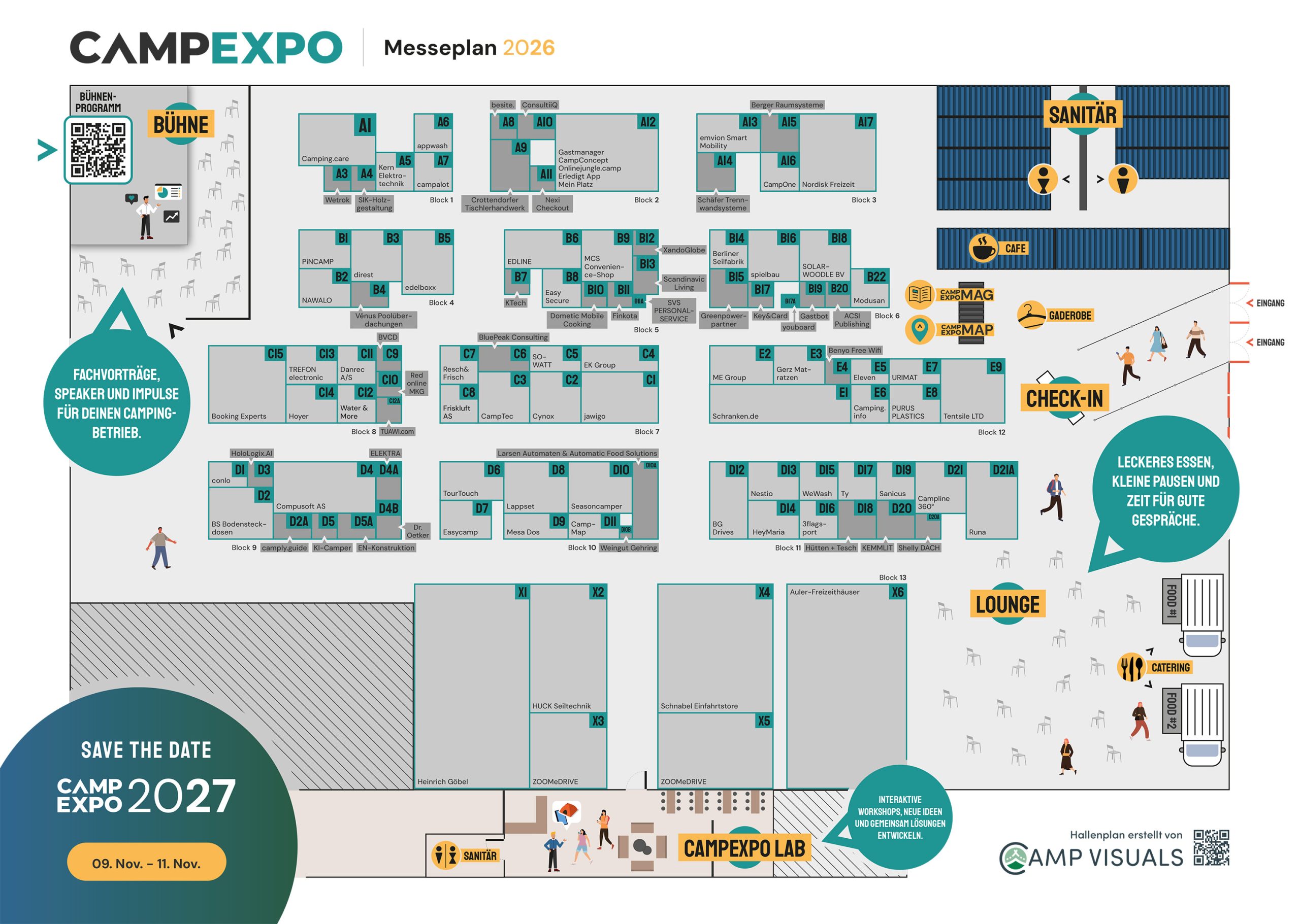 Hallenplan CampExpo 2026